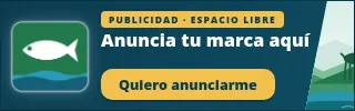 Maqueta de banner de móvil de 320 por 100 píxeles con el texto «Anuncia tu marca aquí», el logo de la licencia y la etiqueta «Publicidad · espacio libre».